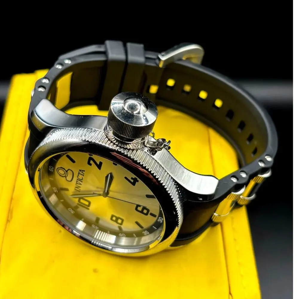 Invicta Russian Diver 1435 51.5mm Silver Dial Swiss Parts Men’s Watch Full Set